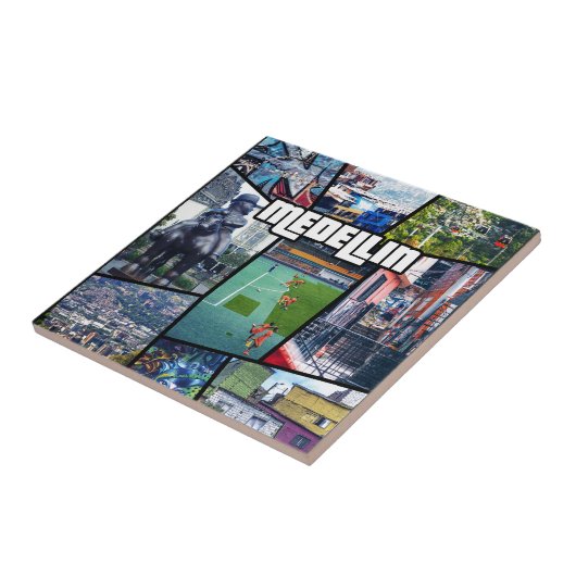 コロンビアAntioquia Medellin タイル (側面)