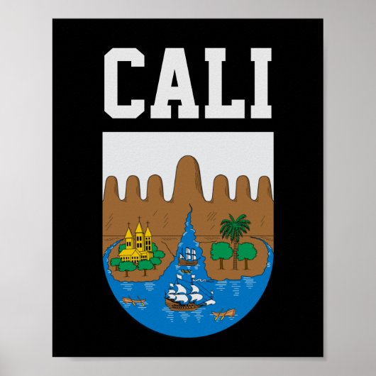 コロンビアCALIコート・オブ・アームズ ポスター (正面)