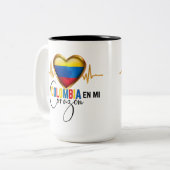 コロンビアen miコラソンコロンビアプライド ツートーンマグカップ (正面左)