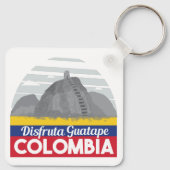 コロンビアGuatapeヴィンテージトラベルキーチェーン キーホルダー (裏面)