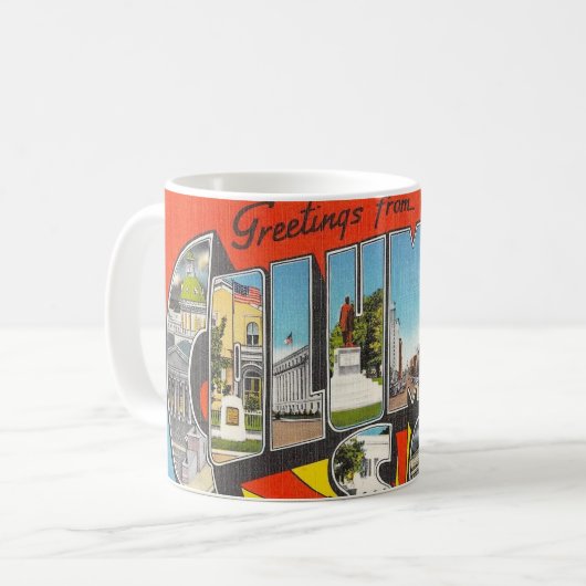 コロンビアSCグリーティングマグ コーヒーマグカップ (正面左)