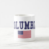 コロンビアSC米国国旗 コーヒーマグカップ (中央)