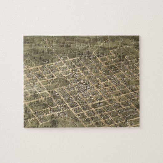 コロンビアSC (1872年)のヴィンテージの絵解き地図 ジグソーパズル (横)