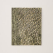 コロンビアSC (1872年)のヴィンテージの絵解き地図 ジグソーパズル (縦)