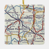 コロンビアTN セラミックオーナメント (正面)