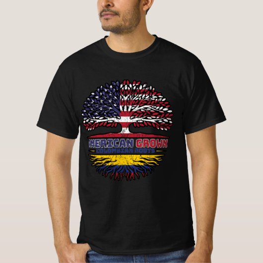 コロンビアUSアメリカ合衆国アメリカ合衆国統一された州 Tシャツ (正面)
