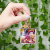 コロンビナとアルレチノのバイオリニストの仮装マスク キーホルダー (手)