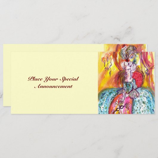 コロンビナ 案内状 (正面/裏面)