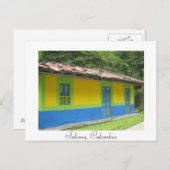 コロンビ絵を描アハウスポストカード ポストカード (正面/裏面)