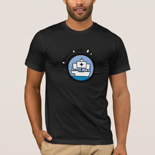 コロンブスと航海 – Tシャツ (正面)