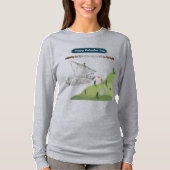 コロンブスに栄誉を グレー Tシャツ (正面)