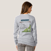 コロンブスに栄誉を グレー Tシャツ (裏面フル)