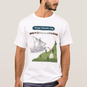 コロンブスに栄誉を 白 Tシャツ (正面)
