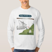コロンブスに栄誉を 白 Tシャツ (正面)