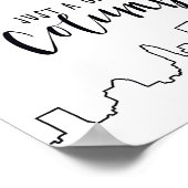 コロンブスの女の子 ポスター (角)