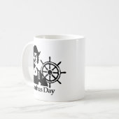 コロンブスの日 コーヒーマグカップ (正面左)