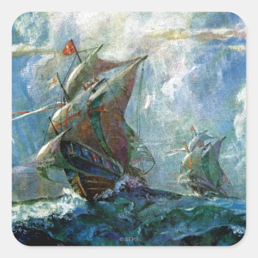 コロンブスの日 スクエアシール (正面)