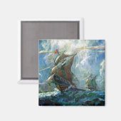 コロンブスの日 マグネット (正面/裏面)