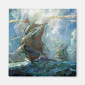 コロンブスの日 マグネット (正面)