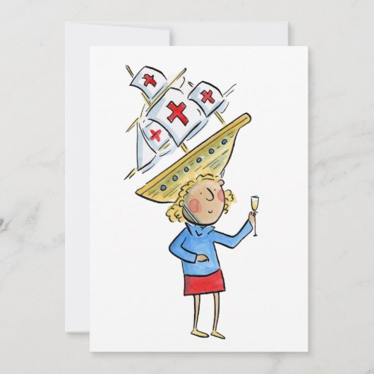 コロンブスの日 招待状 (正面)