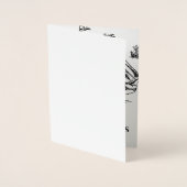 コロンブスの日 箔カード (正面)