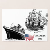 コロンブスの日 箔カード (内部)