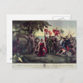 コロンブスの最初の着陸 ポストカード (正面/裏面)