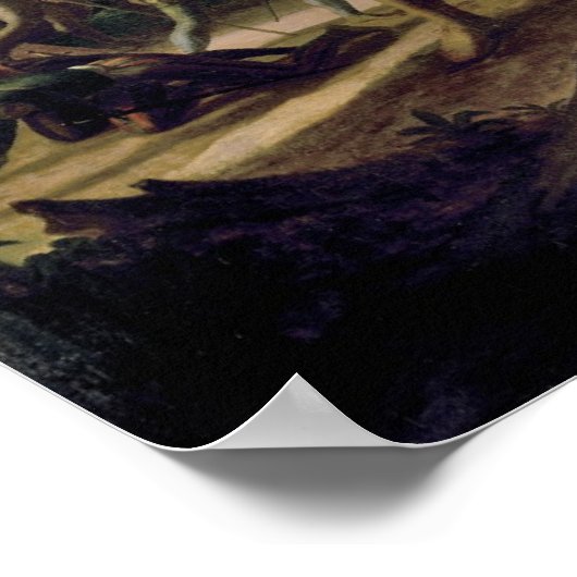 コロンブスの着陸 ポスター (角)