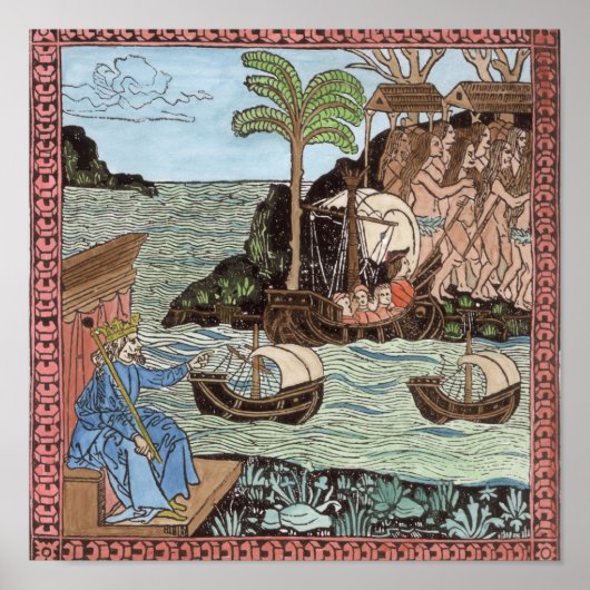 コロンブスの着陸 ポスター (正面)