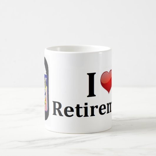 コロンブスの警察の退職のマグ コーヒーマグカップ (中央)