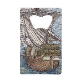 コロンブスのTimeの船 クレジットカード栓抜き