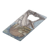 コロンブスのTimeの船 クレジットカード栓抜き (裏面アングル)