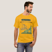 コロンブスへの栄誉 ゴールド Tシャツ (正面フル)