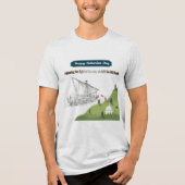 コロンブスへの栄誉 白い斑点 トライブレンドTシャツ (正面)