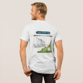 コロンブスへの栄誉 白い斑点 トライブレンドTシャツ (フル背面)