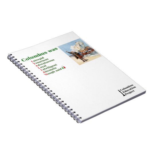 コロンブスイタリアンは ノートブック (右側)