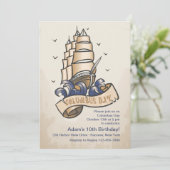 コロンブスデイシップ招待状 招待状 (スタンド正面)