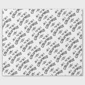 コロンブス対すべてのYall、オハイオ州の国家 ラッピングペーパー (フラット)