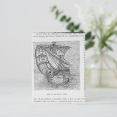 コロンブス時代の船』 ポストカード (スタンド正面)