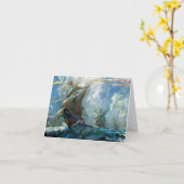 コロンブス記念日 カード (黄色い花)