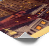 コロンブス・オハイオの夜景 ポスター (角)