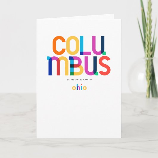 コロンブス・オハイオポップ・アートの中世紀美術 カード (正面)