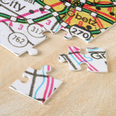 コロンブス、オハイオ州 ジグソーパズル (側面)