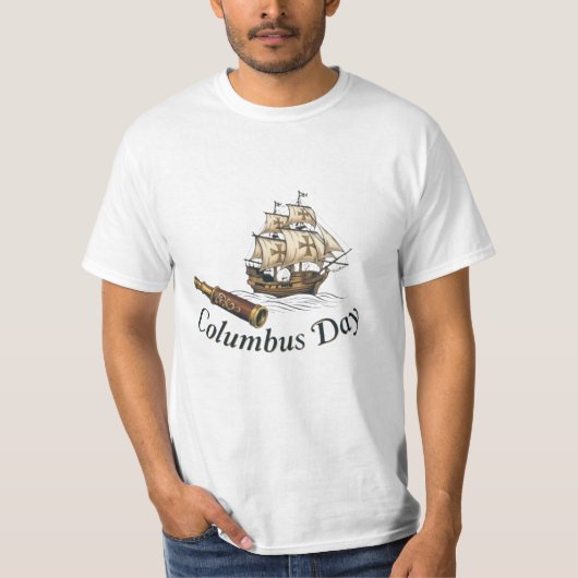 コロンブス・デー アドベンチャーシップ Tシャツ (正面)
