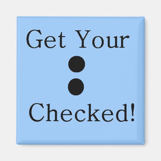 コロン検査 マグネット (正面)