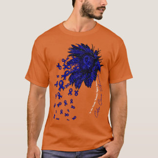 コロン認識度認識度ヒマワリ誰も戦わない Tシャツ