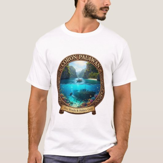 コロン・パラワン島 Tシャツ (正面)