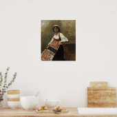 コローイタリアン- Girl 1872 ポスター (キッチン)