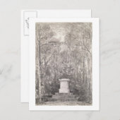 コロートンホールのジョシュア・レイノルズ卿への墓誌 ポストカード (正面/裏面)