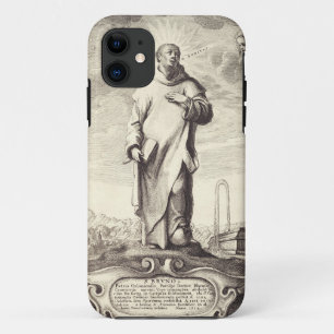 コローニャの聖ブルーノの古風な彫刻スタイルの芸術 iPhone 11 ケース